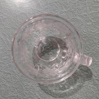 Vintage Princess House Fantasia Cappuccino Clear Glass Mug Item 305, 16 Ounce Coffee Tea Mug