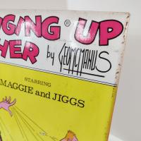 Vintage Bringing Up Father 1973 Hard Cover Comic Book, George McManus Graphic Comic Coffee Table Book