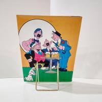 Vintage Bringing Up Father 1973 Hard Cover Comic Book, George McManus Graphic Comic Coffee Table Book