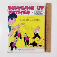 Vintage Bringing Up Father 1973 Hard Cover Comic Book, George McManus Graphic Comic Coffee Table Book