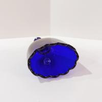 Vintage Cobalt Blue Oval Fenton Bell, Solid Blue Fenton Bell
