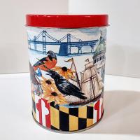 Vintage Fishers Popcorn Maryland Themed Tin, Maryland Lover Gift