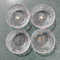 Vintage NEW Arcoroc Fleur Cupped Fruit Dessert Bowls, Set of 4