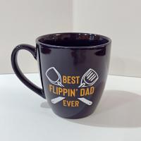 Vintage Best Flippin Dad Ever Oversized Coffee Tea Mug, Barbeque Fathers Day Gift