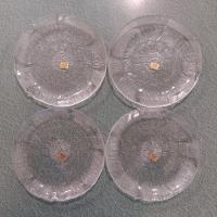 Vintage NEW Arcoroc Fleur 7 1/2 Inch Luncheon Salad Plates, Set of 4
