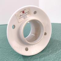 Vintage Home Interiors Heart Flag Ceramic Candle Shade Jar Topper, Americana Patriotic Decor