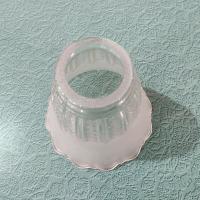 Vintage Art Deco Style Frosted Glass Lamp Shade, Replacement Pendant Lamp Shade