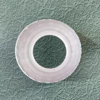 Vintage Ribbed Frosted Glass Lamp Light Shade, Bell Shaped Replacement Shade