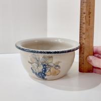 Vintage Home and Garden Party LTD Fruit Ceramic Cereal Soup Bowls, Set of 3, All Purpose Bowls, Planter Pots