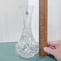 Vintage NEW Galway Irish Crystal 8" Vase, Genie Bottle Vase