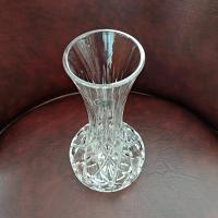 Vintage NEW Galway Irish Crystal 8" Vase, Genie Bottle Vase