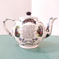 Vintage Paul Cardew Ceramic Teapot, God Bless the Gardener English Teapot