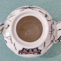 Vintage Paul Cardew Ceramic Teapot, God Bless the Gardener English Teapot