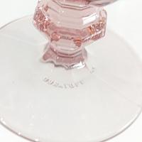 Vintage Pink Libbey Gibraltar Iced Tea Glasses, Set of 2, Duratuff Heavy Glassware