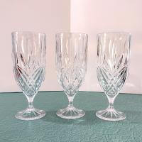 Vintage Godinger Shannon Milano Dublin Crystal Iced Tea Glasses, Set of Three