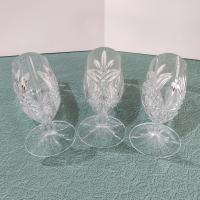 Vintage Godinger Shannon Milano Dublin Crystal Iced Tea Glasses, Set of Three