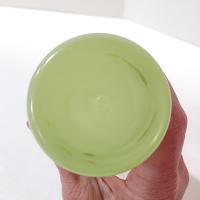 Vintage Libbey Lime Green and White Ombre Bud Vase, MCM Gradient Green Flower Vase