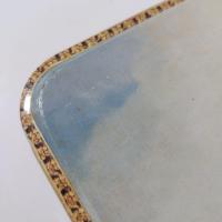 Vintage Francisco de Goya La Vendimia Large Square Tin Storage Container, Decorative Cookie Tin