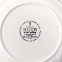 Vintage Royal Doulton Vintage Grape Salad Plate, Fruit Motif Plate, Doulton Everyday Chip Resistant Durable Plate