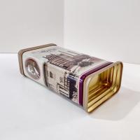 Vintage Hershey Cocoa House Tin Box, Retro Metal Storage Container