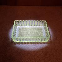 Antique John Bryce Higbee and Company Bijou Rib and Star Relish Dish