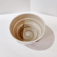 Vintage Home Trends Shadowwood Oversized Soup Cereal Bowl, Fall Leaves Foliage Ceramic Serving Bowl