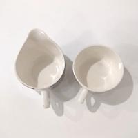 Vintage Royal Colonial Homestead Green Creamer, Covered Sugar Bowl, and Flat Cup, Set of 3, MCM Retro Americana Transferware