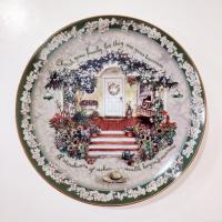 Vintage Bradford Exchange Welcome Home Series Collectible Plates, Set of 3, Hold Fast to Your Family, Cherish Your Family, Rejoice in the Small Things