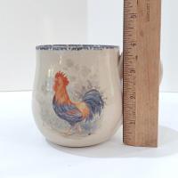 Vintage Home and Garden Party Rooster Ceramic Mug