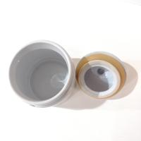 Vintage Hummingbird and Flowers Ceramic Canister Airtight Storage Jar Container, Morgana Collection Pink and Blue Floral Lidded Jar