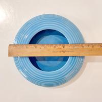 Vintage Aqua Blue Ceramic Ikebana Vase, Jonathan Adler Happy Chic Planter Pot