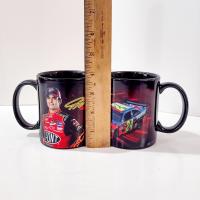 Vintage Jeff Gordon #24 NASCAR Ceramic Mugs, Set of 2