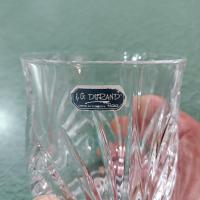 Vintage NEW JG Durand Madrigal Crystal Double Old Fashioned Glasses, Set of Four, Whiskey Glasses, Lowball Glasses, Rocks Glasses