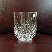 Vintage NEW JG Durand Madrigal Crystal Double Old Fashioned Glasses, Set of Four, Whiskey Glasses, Lowball Glasses, Rocks Glasses