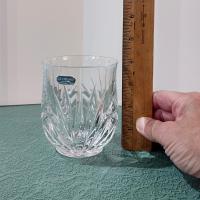 Vintage NEW JG Durand Madrigal Crystal Double Old Fashioned Glasses, Set of Four, Whiskey Glasses, Lowball Glasses, Rocks Glasses