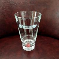 Vintage John Jameson and Son Irish Whiskey Tall Glasses, Set of 4, JJ & S Limited Edition Logo Glasses