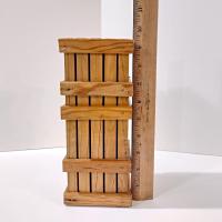 Vintage Wooden Rectangular Tall 10 Slot Knife Block, Knife Holder Storage