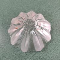 Vintage Kosta Boda Waterlily Float Bowl, Art Glass Flower Shaped Bowl, Mats Jonasson Design, Swedish Glassware