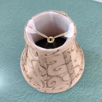Vintage Swirl Victorian Style Fabric Mini Bell Lamp Shade