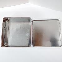 Vintage Candy Land Game Square Cookie Tin Container, Children's Room Decorative Metal Storage Box, Candyland Collectible