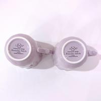 Vintage NEW Lenox Everyday Solids Lavender Mugs, Set of 2