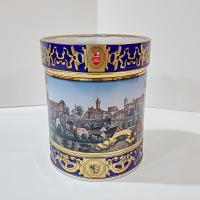 Vintage Lebkuchen-Schmitz Gingerbread Cookie Nurnberger Castle Tin, Nuremburg Germany Scene Decorative Storage Tin