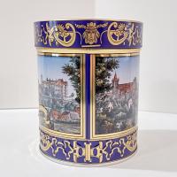 Vintage Lebkuchen-Schmitz Gingerbread Cookie Nurnberger Castle Tin, Nuremburg Germany Scene Decorative Storage Tin