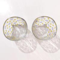 Vintage Ciroc Lemon Vodka Lowball Glasses, Set of Two