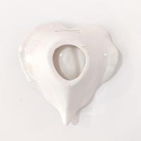 Porcelain Leaf Green and Pink Bowl, Hawaiian Ceramic Trinket / Candy / Soap Dish