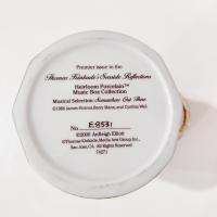 Vintage Thomas Kinkade Porcelain Lighthouse Music Box with Trinket Drawer, Seaside Reflections Beacon of Hope, Somewhere Out There Song