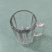 Vintage Libbey Heavy Weight Paneled Beer Mug, 16 Ounce Clear Glass Mug