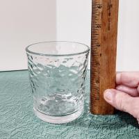 Vintage Libbey 12 Ounce Pebble Textured Lowball Whiskey Rocks Glasses, Set of Four