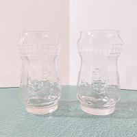 Vintage Lighthouse Shaped Glasses, Set of 2, Nautical Barware