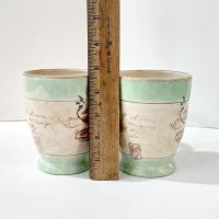 Vintage Susan Winget Shore Thing Ceramic Mugs, Set of 2, Starfish Lobster Ocean Sea Life Nautical Mugs